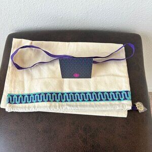Tory Burch Drawstring Bag with ribbon and card new